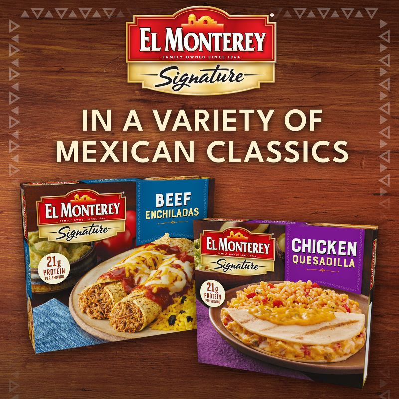 slide 7 of 10, El Monterey Signatures Frozen Chicken Enchiladas - 10.25oz, 10.25 oz