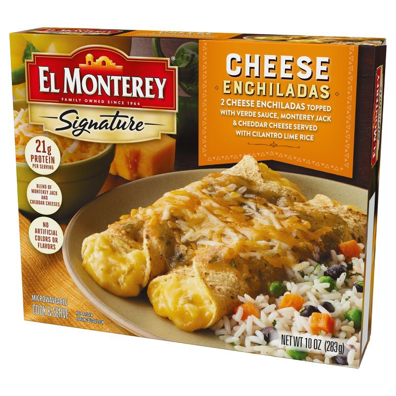 slide 5 of 11, El Monterey Signatures Frozen Cheese Enchiladas - 10oz, 10 oz