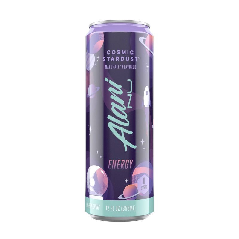 slide 1 of 4, Alani Nu Alani Cosmic Stardust Energy Drink - 12 fl oz Can, 12 fl oz
