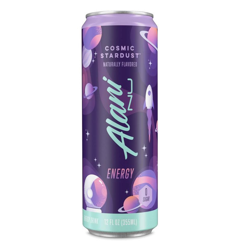 slide 1 of 6, Alani Nu Alani Cosmic Stardust Energy Drink - 12 fl oz Can, 12 fl oz
