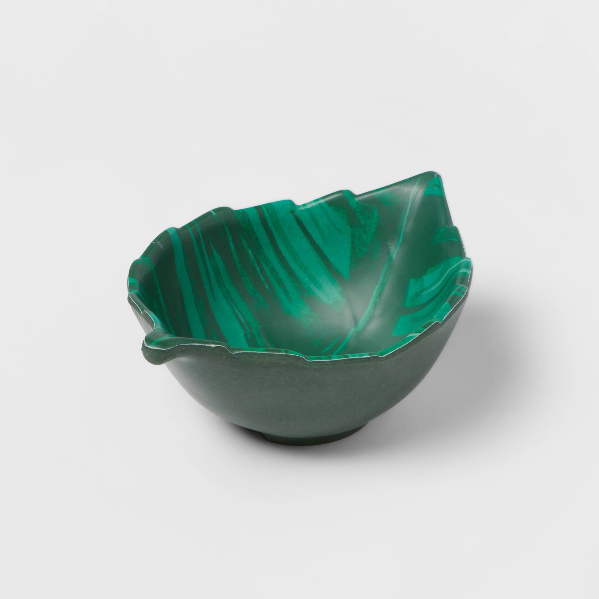 slide 1 of 3, Bamboo Melamine Leaf Mini Snack Bowl Green - Opalhouse, 7.5 oz