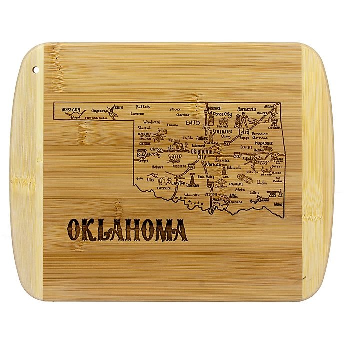 slide 1 of 1, Totally Bamboo Oklahoma Slice of Life Cutting Board, 1 ct