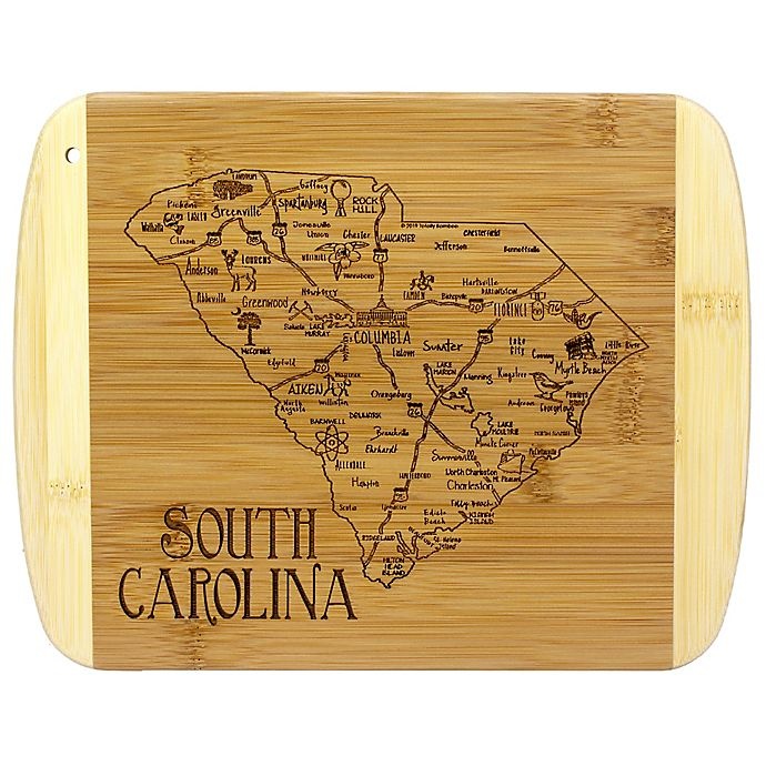 slide 1 of 1, Totally Bamboo South Carolina Slice of Life Cutting Board, 1 ct