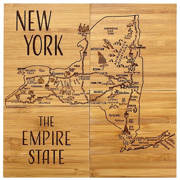 slide 2 of 2, Totally Bamboo New York Puzzle Coaster Set, 1 ct