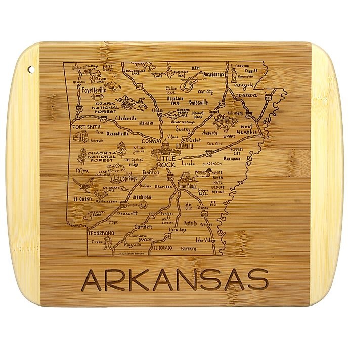 slide 1 of 1, Totally Bamboo Arkansas Slice of Life Cutting Board, 1 ct