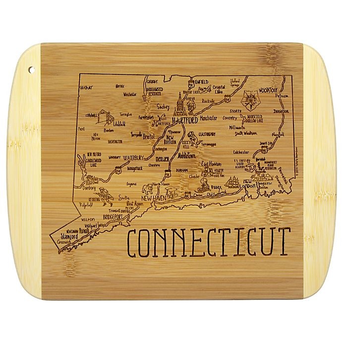 slide 1 of 1, Totally Bamboo Connecticut Slice of Life Cutting Board, 1 ct