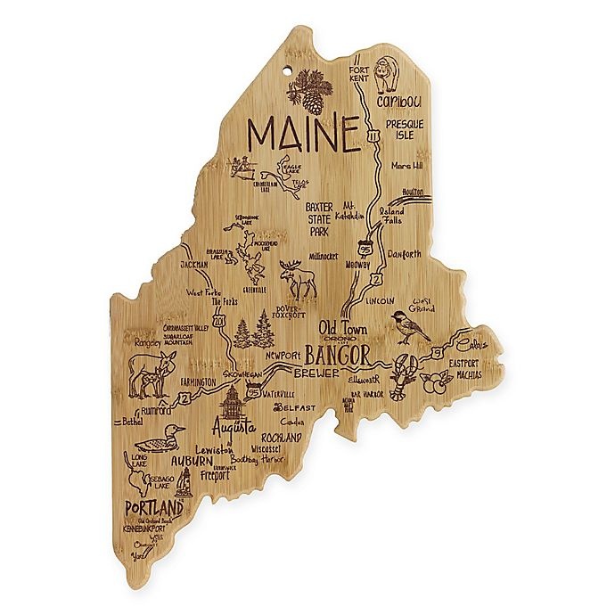 slide 1 of 1, Totally Bamboo Maine Destination Cutting Board, 1 ct