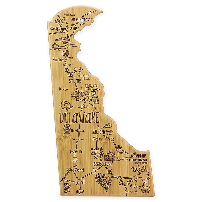 slide 1 of 1, Totally Bamboo Delaware Destination Cutting Board, 1 ct