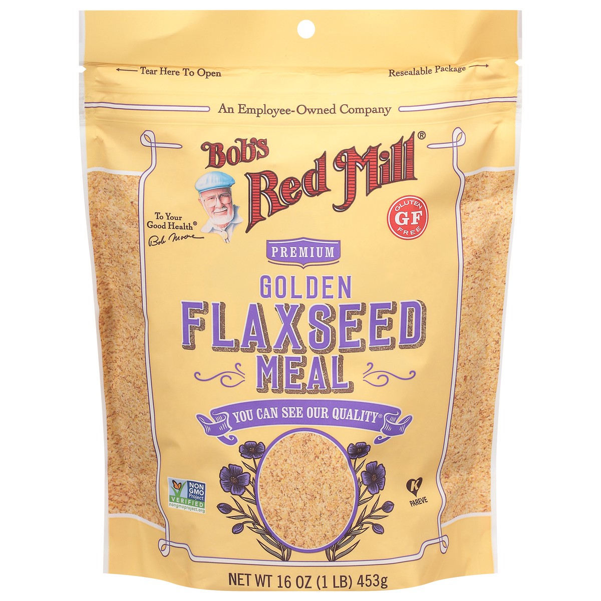 slide 1 of 11, Bob's Red Mill Golden Flaxseed Meal, 16 oz