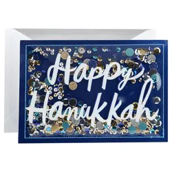 Hallmark Signature Hanukkah Card (Happy Hanukkah Confetti) No. 39