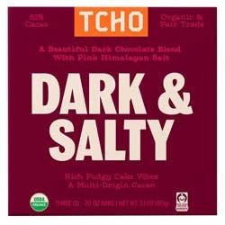 Tcho Dark & Salty Dark Choc Bar - 2.5 OZ