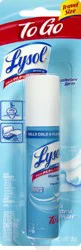 Lysol To Go Disinfectant Spray, Travel Size Sanitizing and Antibacterial Spray, For On-the-Go Disinfecting and Deodorizing, Crisp Linen, 1 Fl. Oz.
