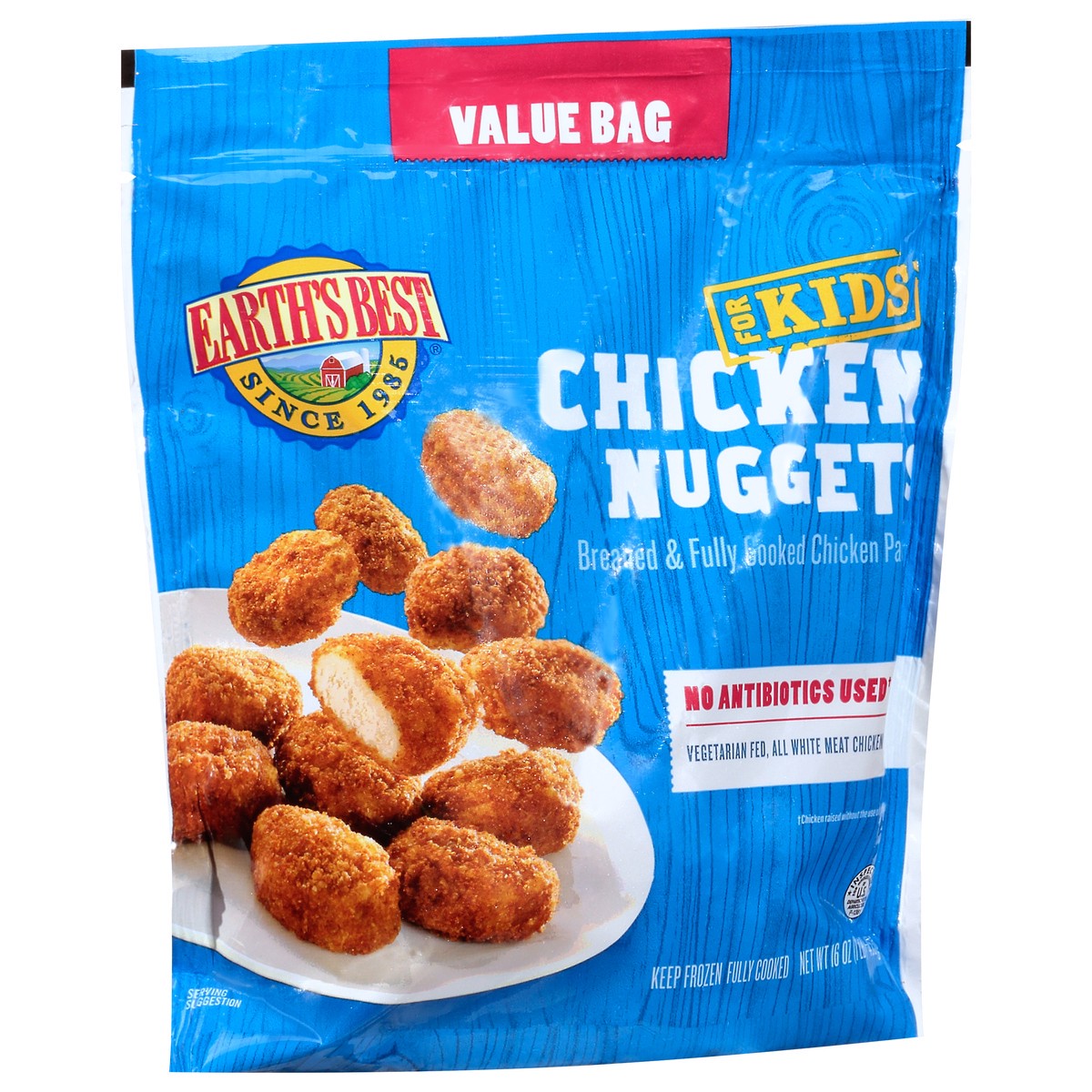 slide 2 of 9, Earth's Best for Kids Chicken Nuggets Value Bag 16 oz, 16 oz