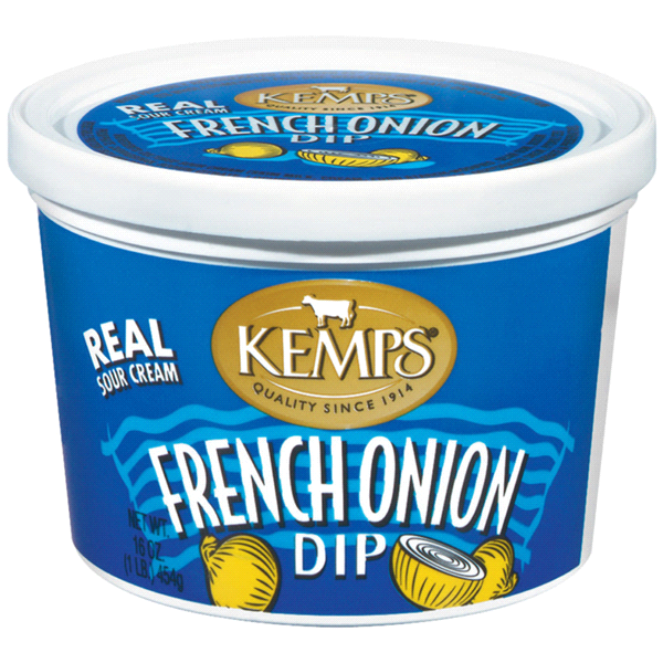slide 1 of 1, Kemps French Onion Dip, 16 oz