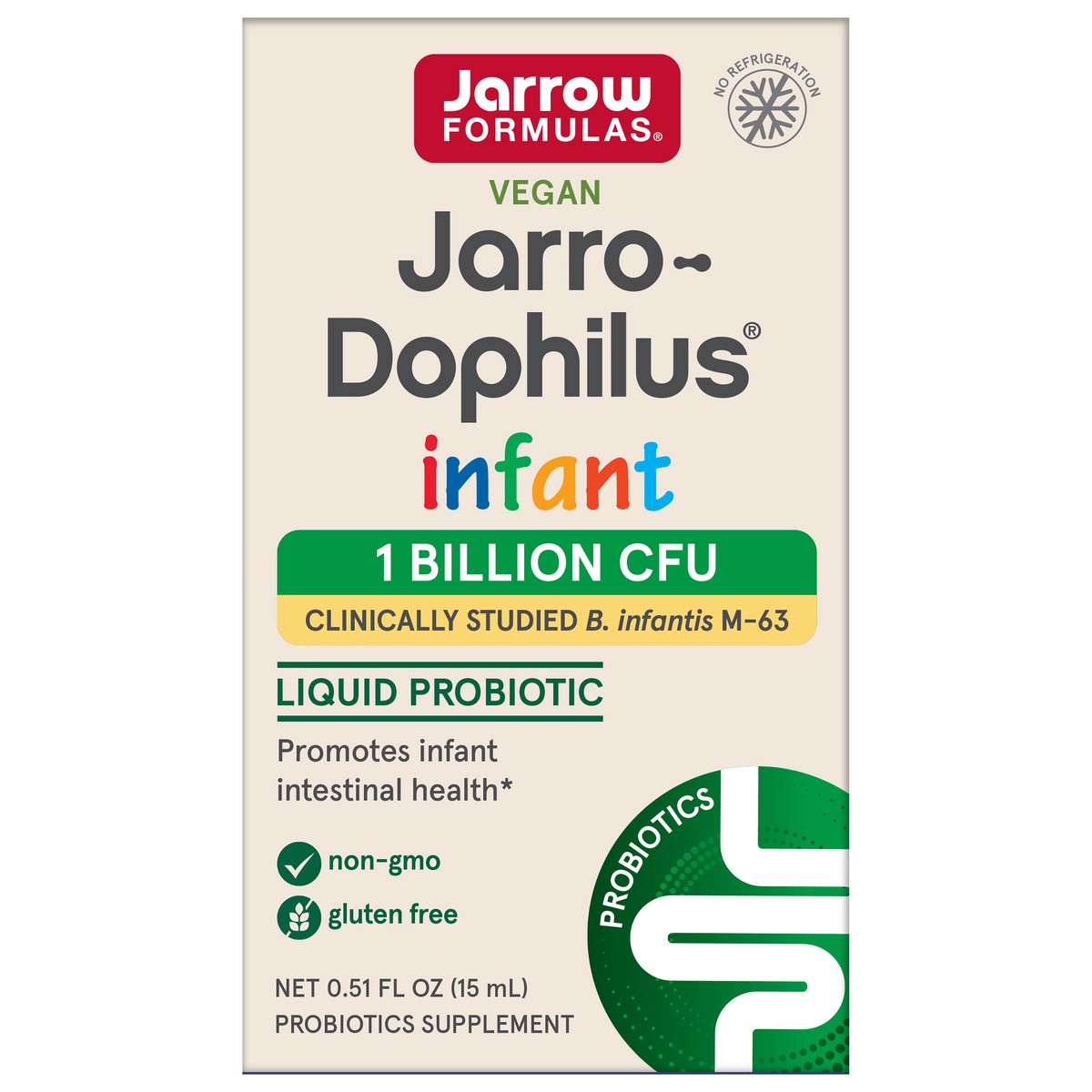 slide 1 of 1, Jarrow Formulas Jarro-dophilus Liquid Probiotics Supplement, 15 ml