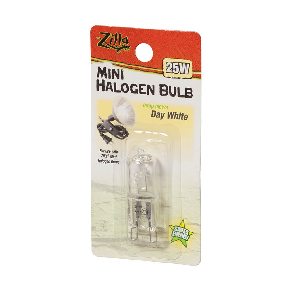 slide 1 of 6, Zilla Light & Heat Mini Halogen Bulbs Day White 25 Watts, 1 ct
