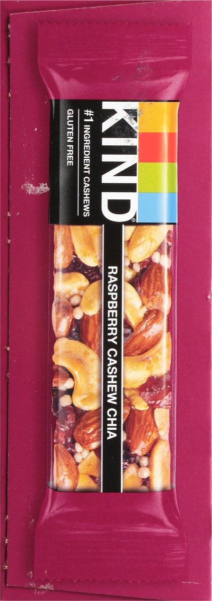 slide 7 of 9, KIND Gluten Free 12 Pack Raspberry Cashew Chia Bars 12 ea, 12 ct