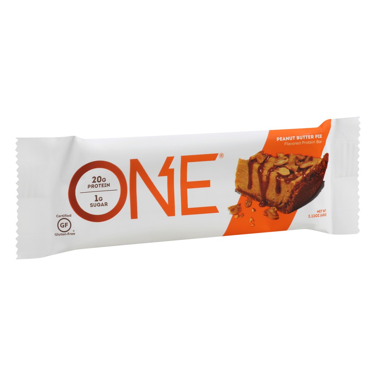slide 2 of 9, ONE One Bar Peanut Butter Pie Protein Bar, 60 gram