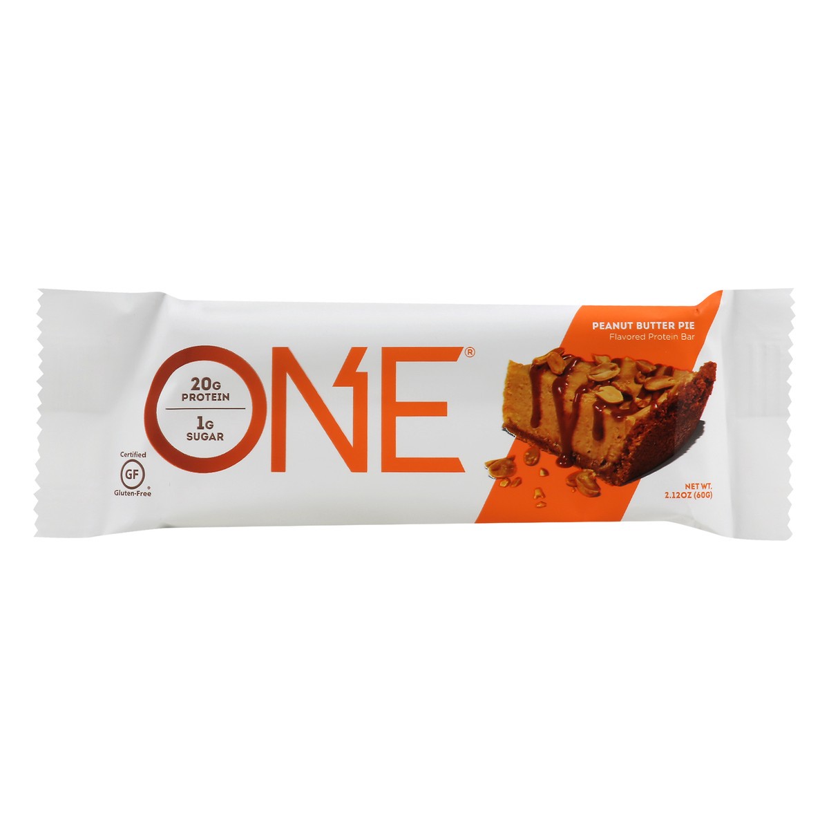 slide 1 of 9, ONE One Bar Peanut Butter Pie Protein Bar, 60 gram