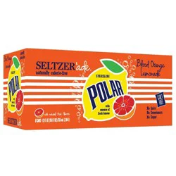 Polar Seltzer'ade - 8pk 12oz - Blood Orange Lemonade