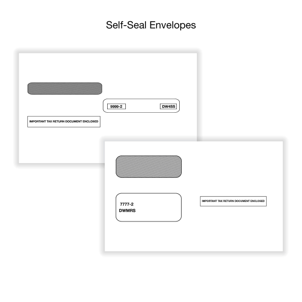 slide 3 of 6, Office Depot® W-2/1099 Laser Form Sets With Envelopes And Software, 6-Part/4-Part, 8-1/2"" x 11"", Pack Of 50 Form Sets, 1202325, 1 ct