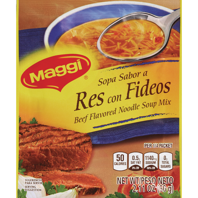 slide 1 of 1, MAGGI Dehydrated Soup Beef Noodle 1.94oz, 1.94 oz