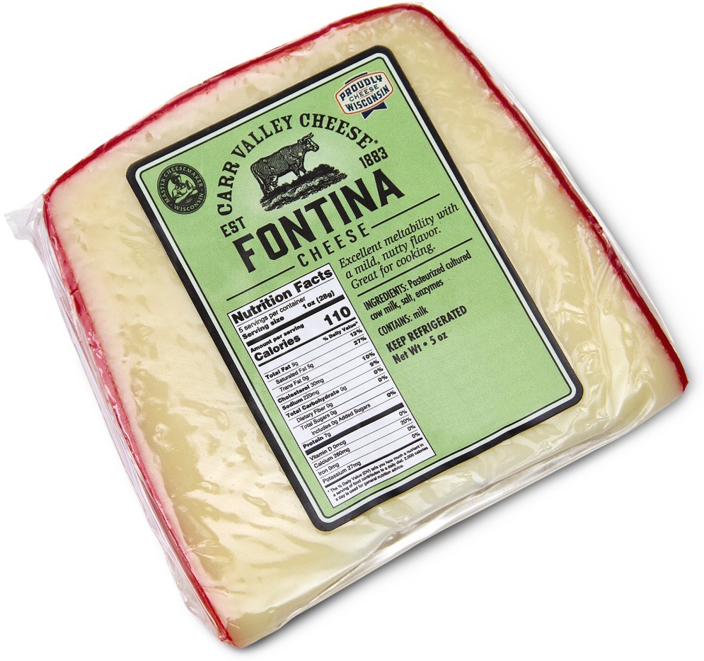 slide 1 of 1, Carr Valley Fontina, 5 oz