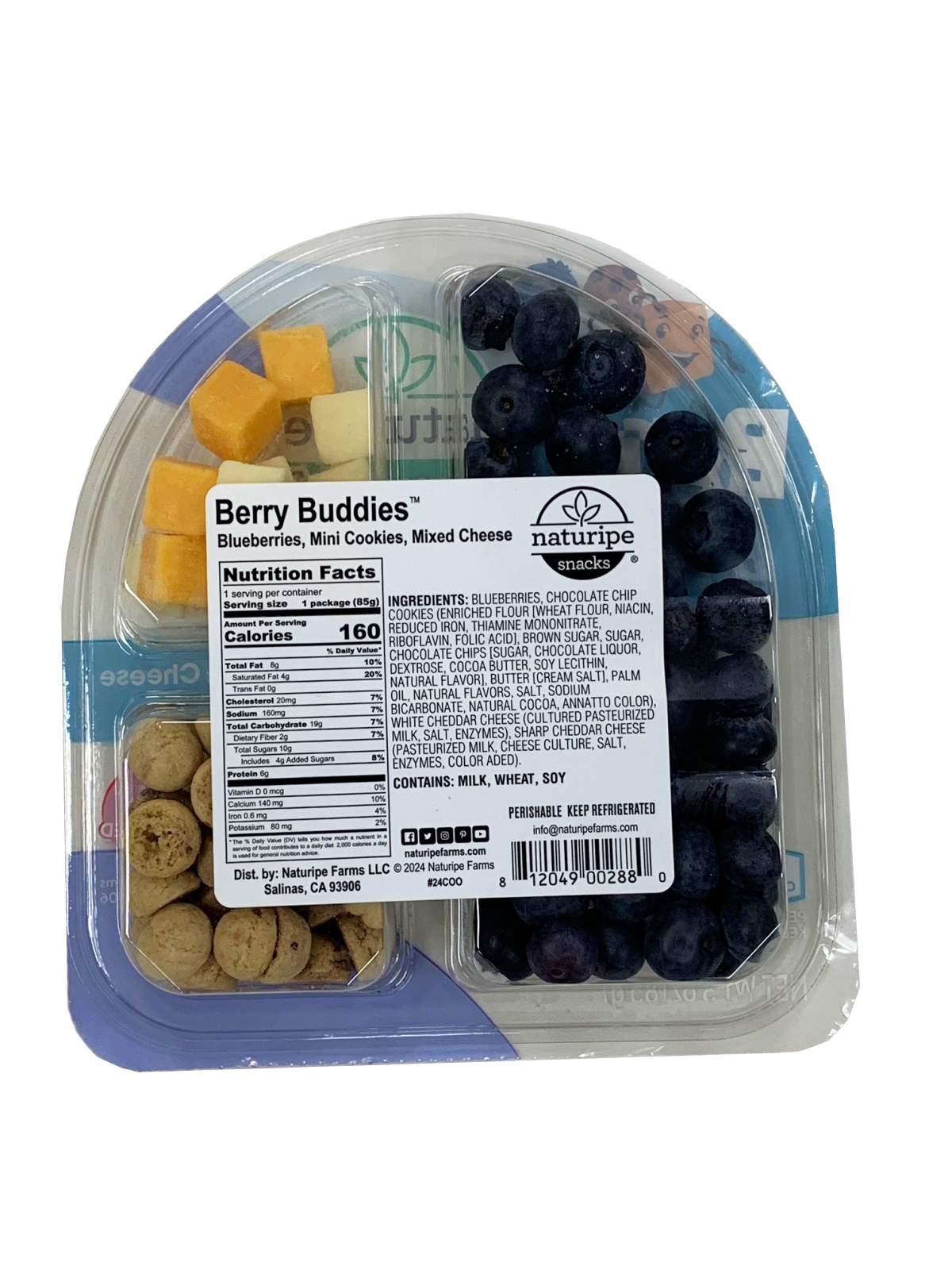 slide 2 of 2, Naturipe Berry Buddies Berries, Cookies & Cheese, 3.0 oz, 3 oz