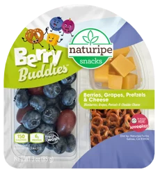 Naturipe Berry Buddies Berries, Pretzels & Cheese, 3 oz