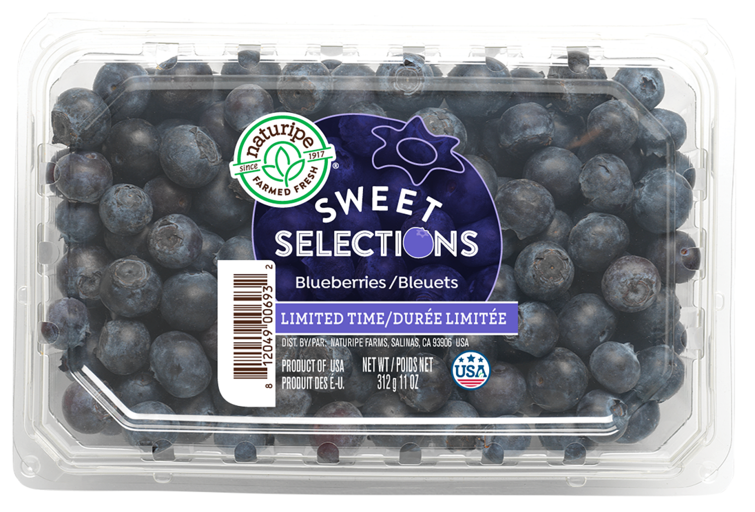 slide 1 of 1, Blueberries Prepacked - 1 Pint, 1 pint