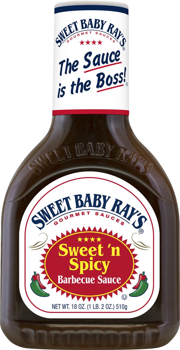 slide 11 of 13, Sweet Baby Ray's Sweet 'n Spicy Barbecue Sauce 18 oz, 18 oz
