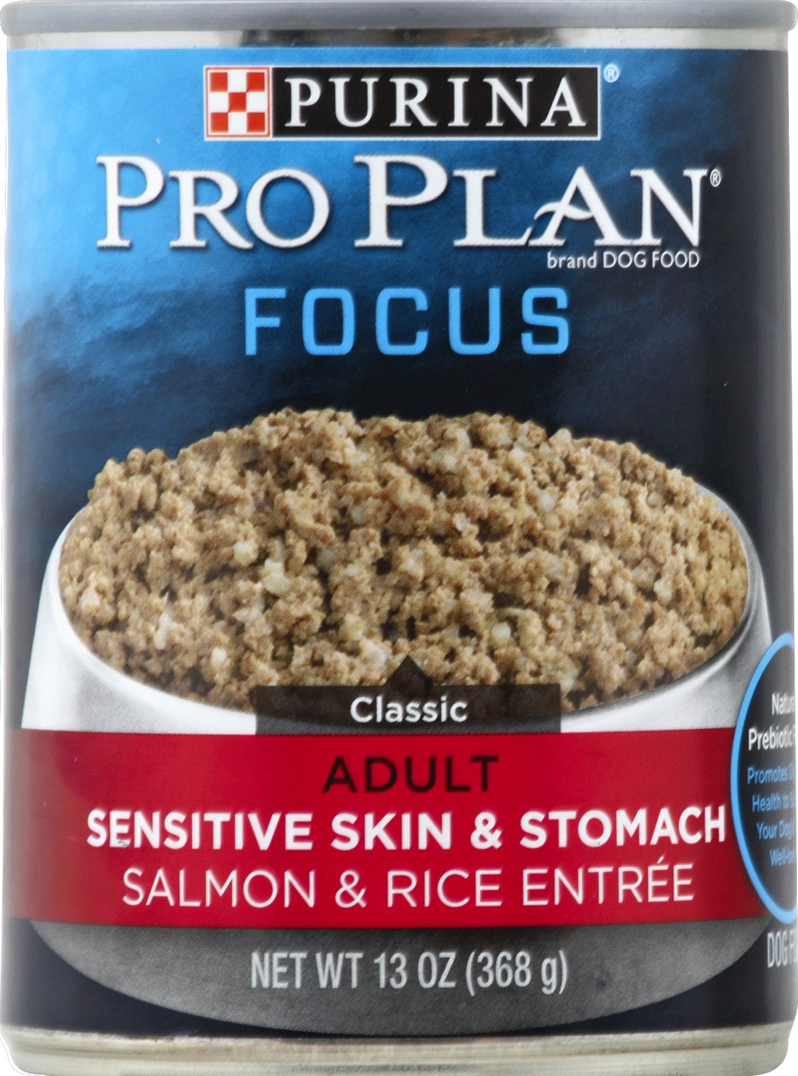 slide 2 of 2, Pro Plan Purina Pro Plan Sensitive Skin and Stomach Dog Food Pate, Sensitive Skin and Stomach Salmon and Rice Entree, 13 oz