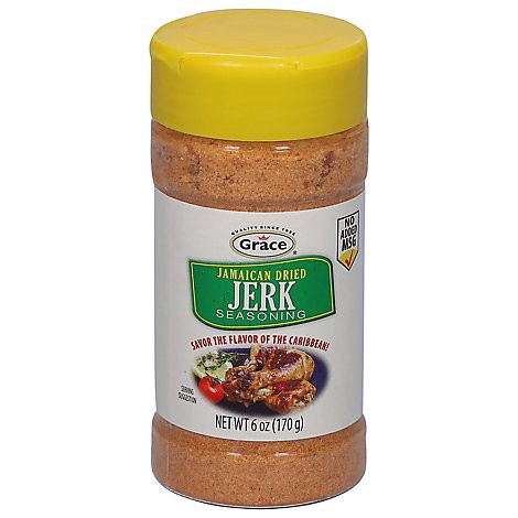 slide 1 of 1, Grace Jerk Dry Seasoning Jamaican Dried- 6 oz, 6 oz