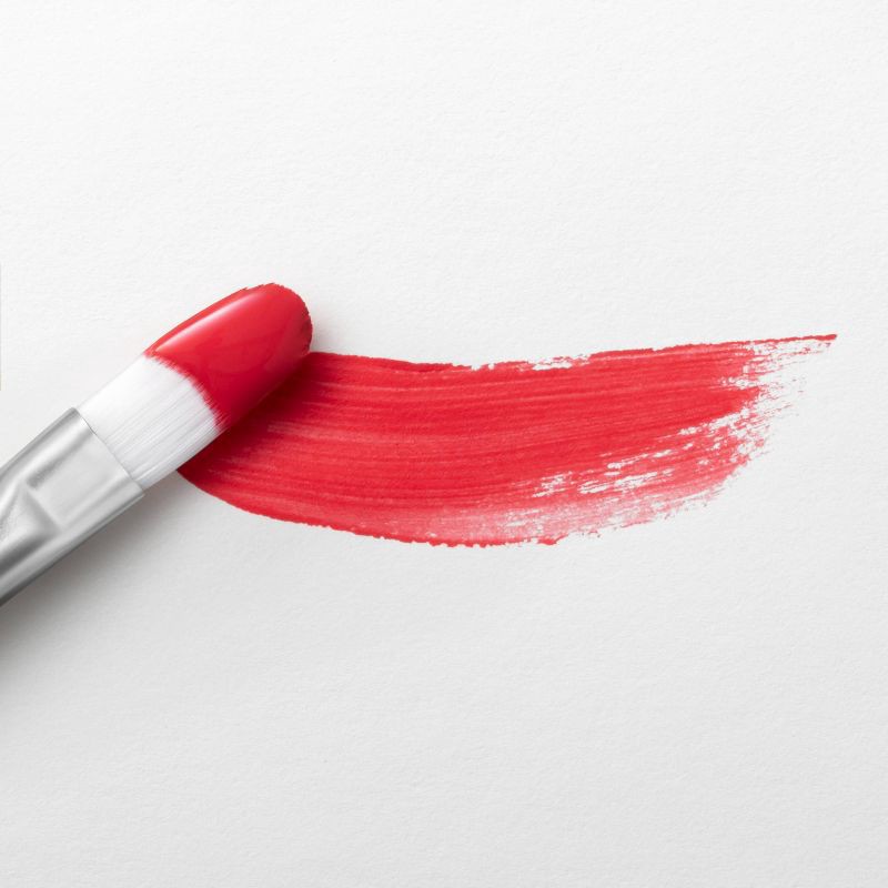 slide 3 of 3, 2 fl oz Satin Acrylic Paint Red - Mondo Llama™: Multi-Surface, Non-Toxic, Water-Based Craft Paint, 2 fl oz