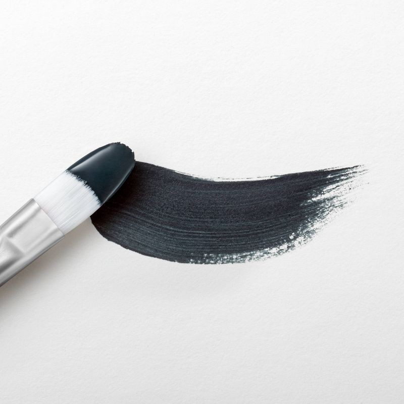 slide 3 of 3, 2 fl oz Satin Acrylic Paint Charcoal Gray - Mondo Llama™: Multi-Surface, Non-Toxic, Water-Based Craft Paint, 2 fl oz