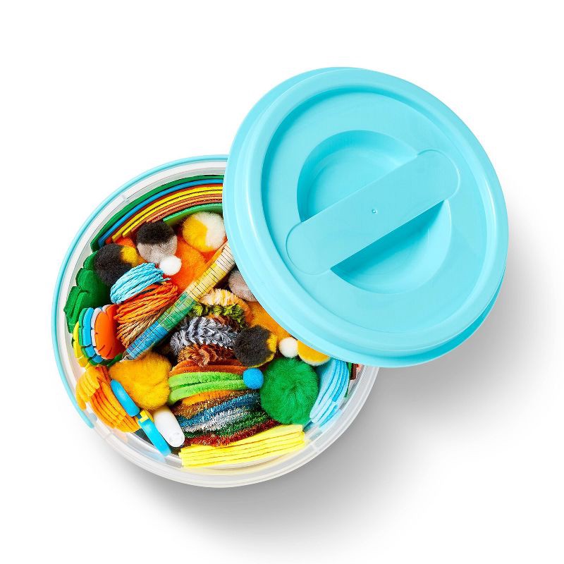 slide 3 of 4, 273pc Jungle Bucket of Crafts - Mondo Llama™: DIY Art Kit, Includes Pom Poms, Acrylic Material, Ages 6+, 273 ct