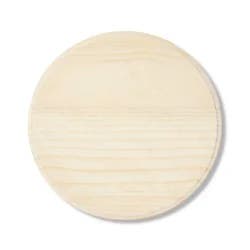12" Round Wood Disc - Mondo Llama™: Unfinished Craft, Wooden Round, Adult Art Design