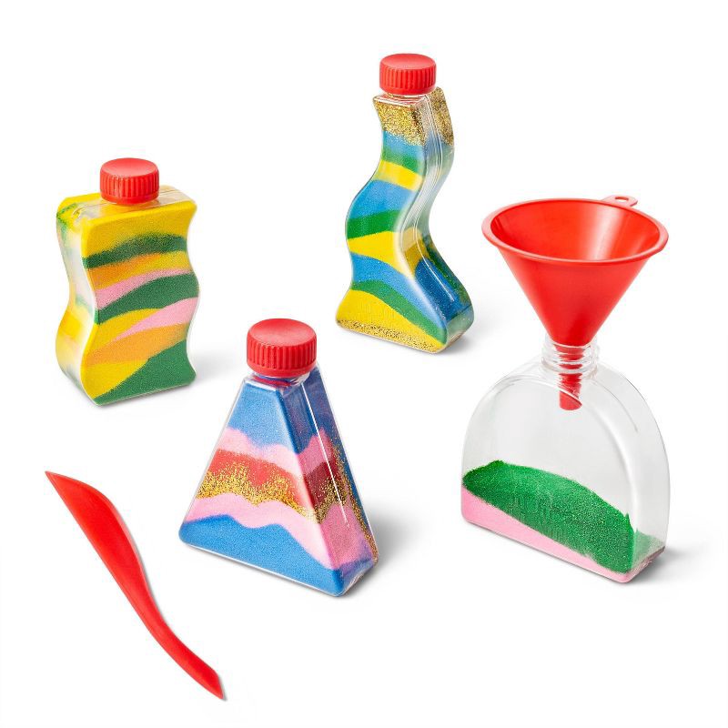 slide 4 of 4, Create-Your-Own Sand Art Kit - Mondo Llama™: DIY Sand Designs & Decoration in Jars, 13 Pieces, Ages 6+, 13 ct