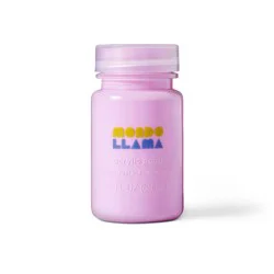 2 fl oz Satin Acrylic Paint Lilac - Mondo Llama™: Multi-Surface, Non-Toxic, Water-Based Craft Paint, Age 13+
