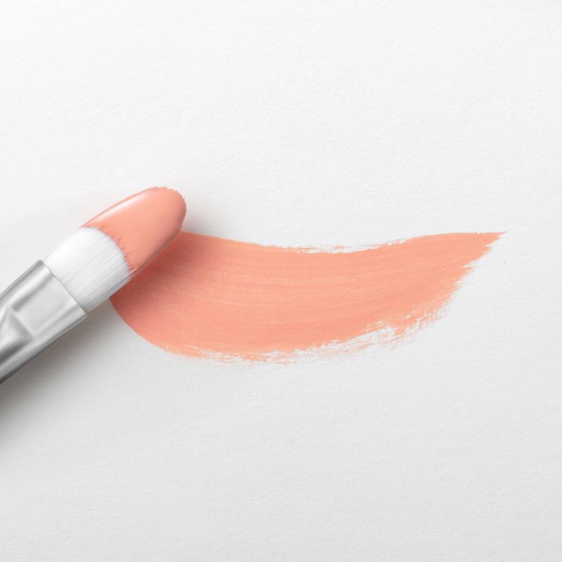 slide 3 of 3, 2 fl oz Satin Acrylic Paint Coral - Mondo Llama™: Multi-Surface, Non-Toxic, Water-Based Craft Paint, Age 13+, 2 fl oz