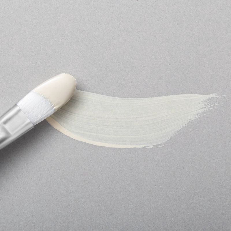 slide 3 of 3, 2 fl oz Satin Acrylic Paint White - Mondo Llama™: Multi-Surface, Non-Toxic, Water-Based Craft Paint, Age 13+, 2 fl oz