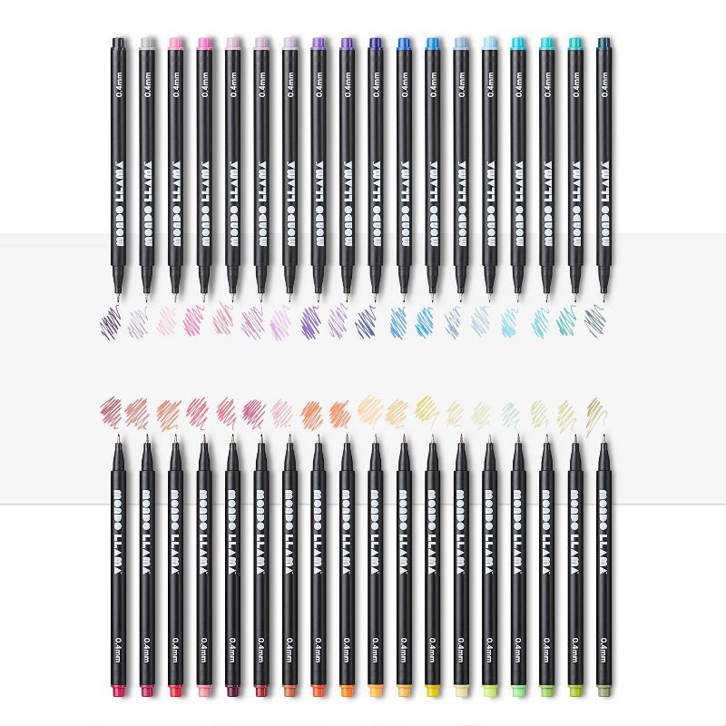 slide 4 of 5, 36ct Markers Super Fine Tip Classic Colors - Mondo Llama™, 36 ct