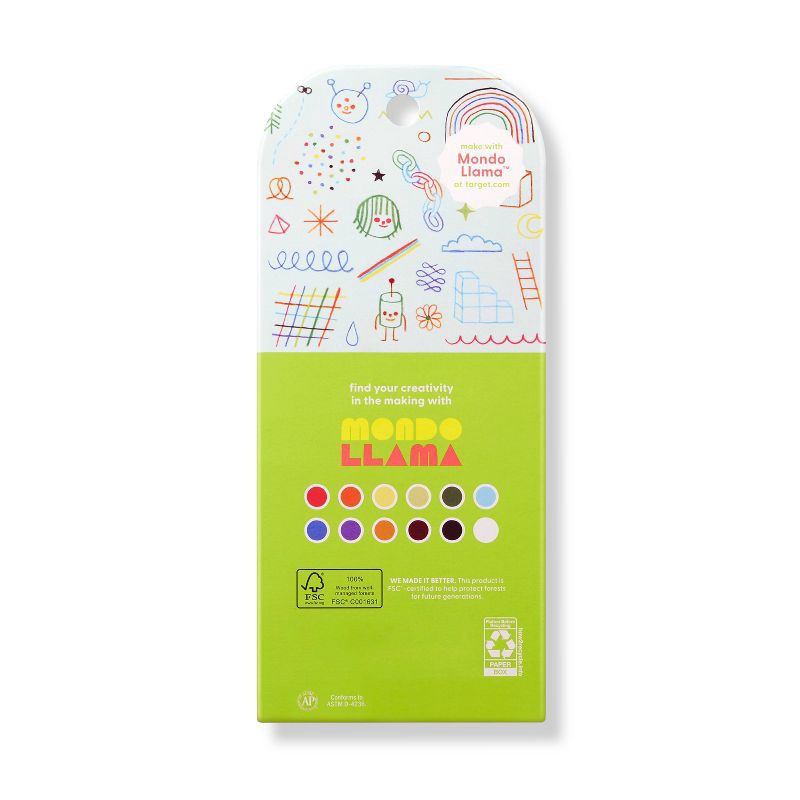 12ct Colored Pencils Mondo Llama 12 ct Shipt