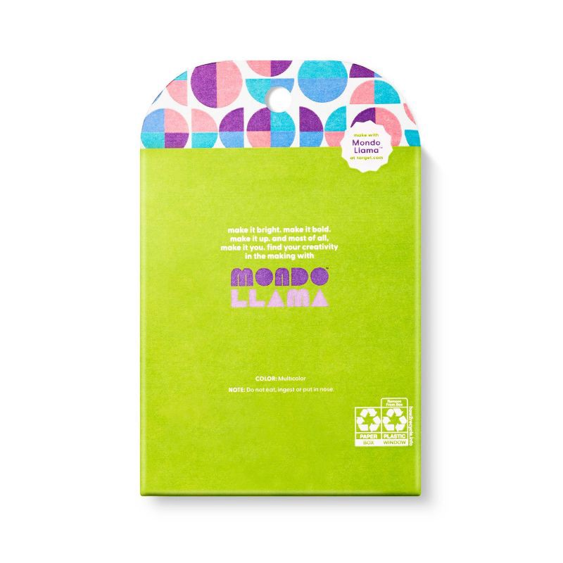 slide 3 of 4, 550ct Glitter Pony Beads - Mondo Llama™, 550 ct