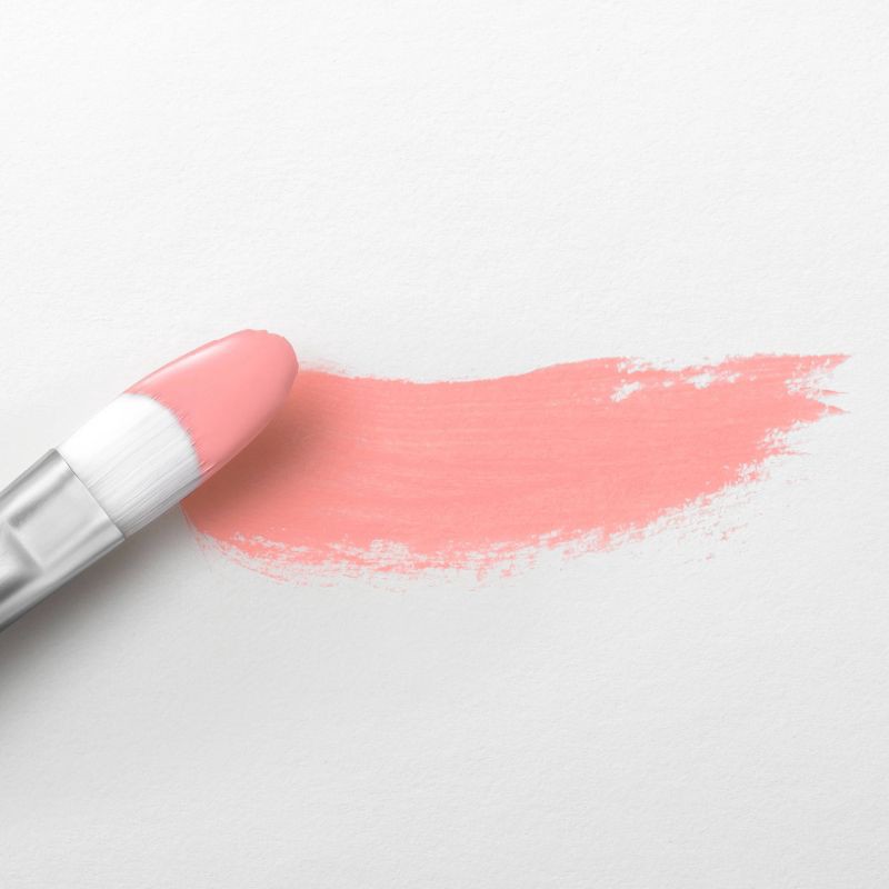 slide 3 of 3, 2 fl oz Satin Acrylic Paint Peach Pink - Mondo Llama™: Multi-Surface, Non-Toxic, Water-Based Craft Paint, 2 fl oz