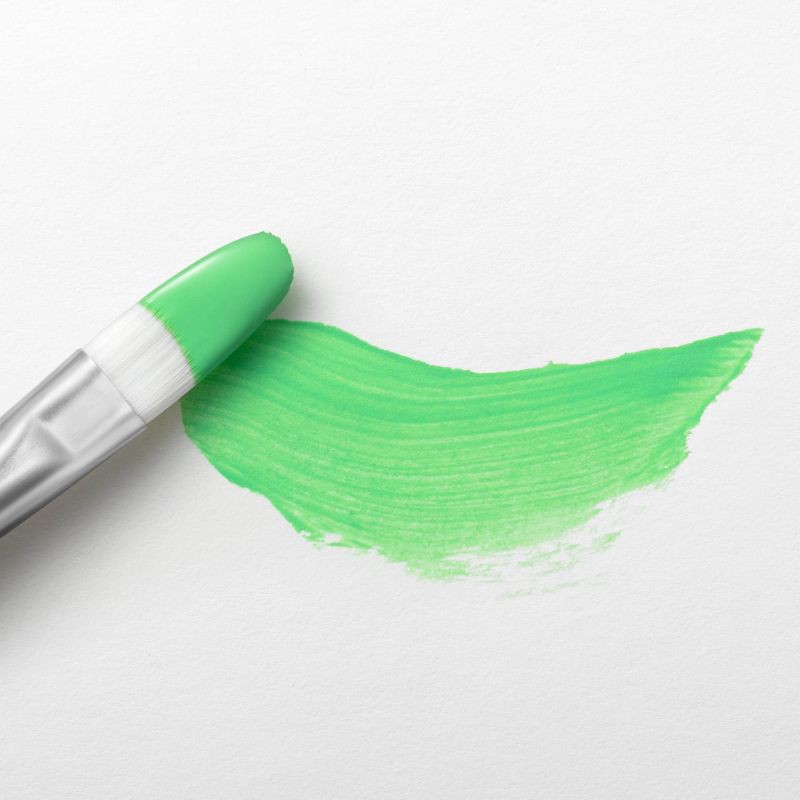 slide 3 of 3, 2 fl oz Satin Acrylic Paint Lime Green - Mondo Llama™: Multi-Surface, Non-Toxic, Water-Based Craft Paint, 2 fl oz