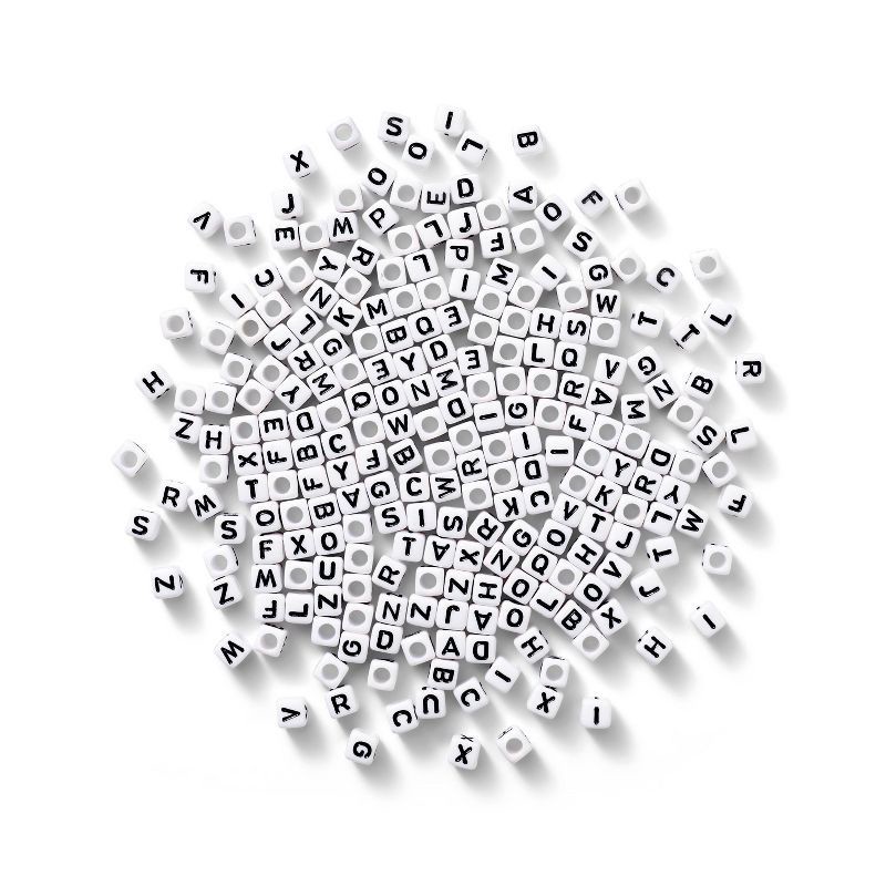 slide 2 of 4, 250ct Alphabet Jewelry Beads - Mondo Llama™, 250 ct