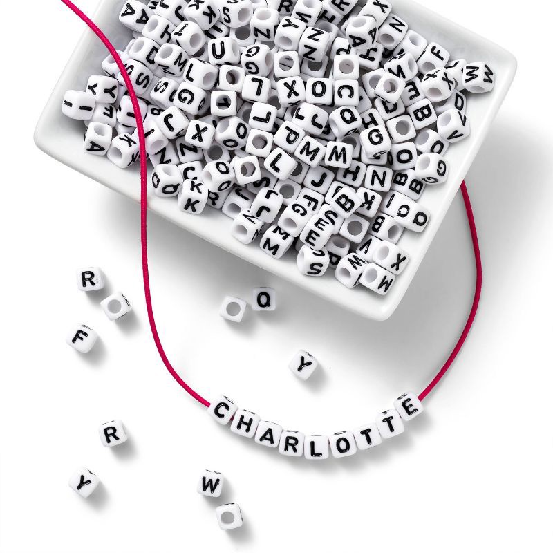 slide 4 of 4, 250ct Alphabet Jewelry Beads - Mondo Llama™, 250 ct