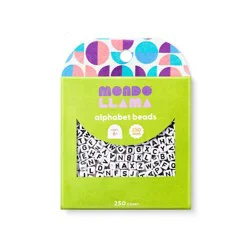 250ct Alphabet Jewelry Beads - Mondo Llama™