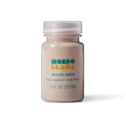 2 fl oz Satin Acrylic Paint Off-White - Mondo Llama™: Multi-Surface, Non-Toxic, Craft Paint, Water-Based Acrylic
